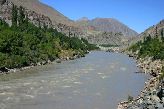 The Indus River.