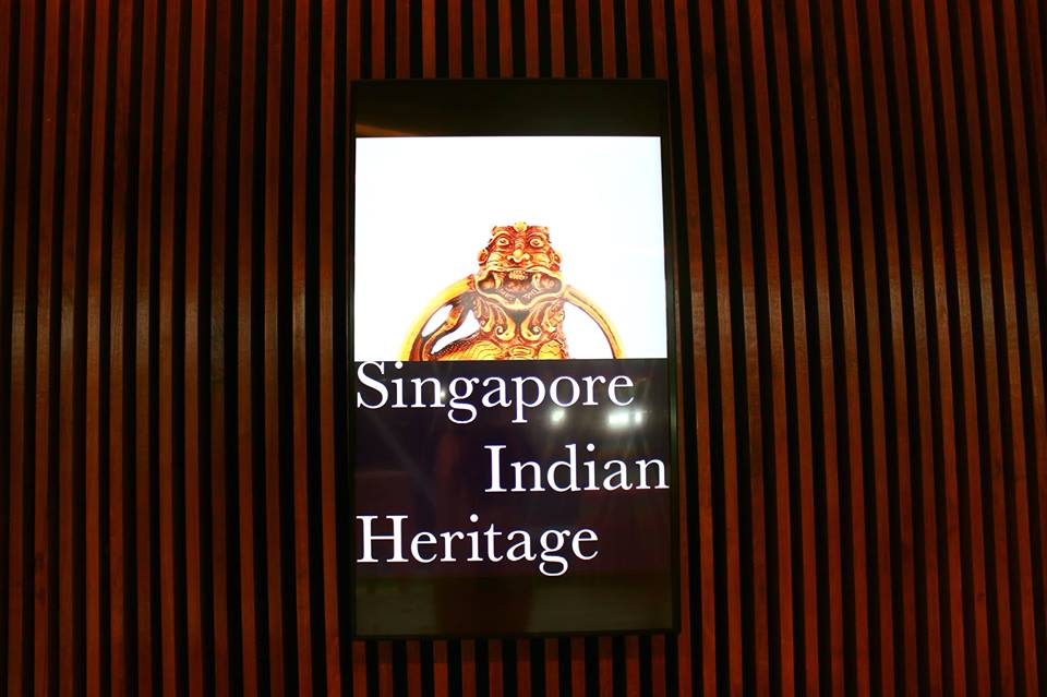 Cover of 'Singapore Indian Heritage' book. 