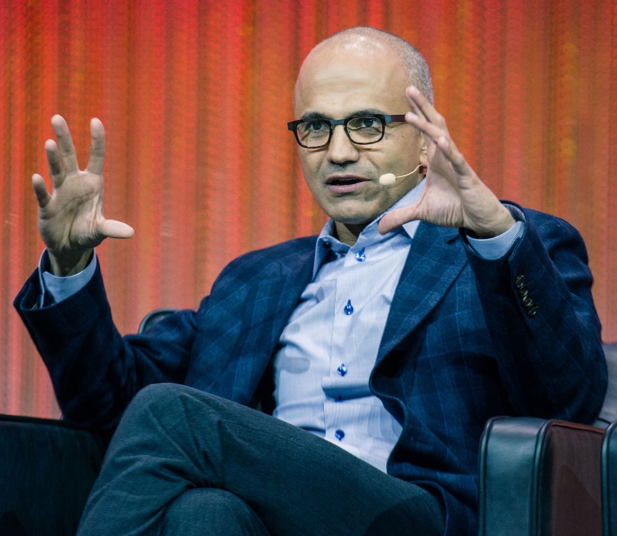 Microsoft's Indian-origin CEO Satya Nadella.