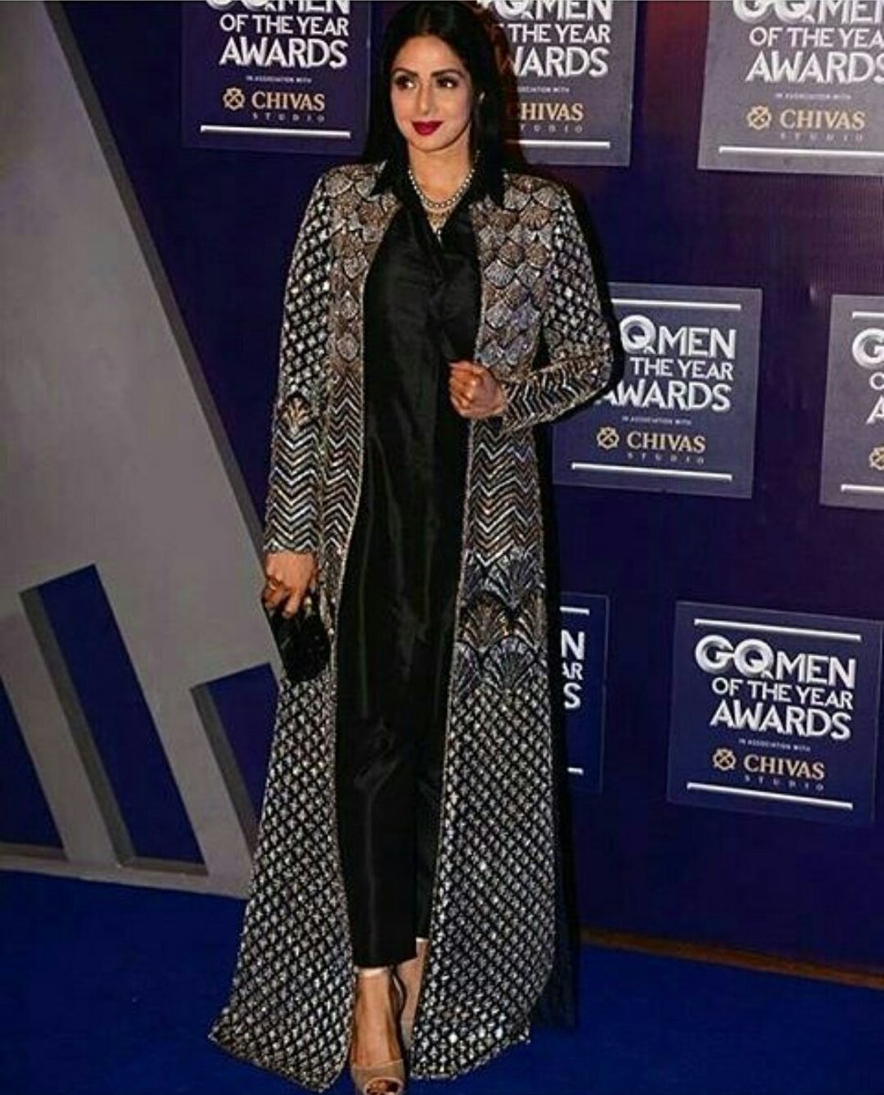 Megastar Sridevi at the GQ Men of the Year award function. 