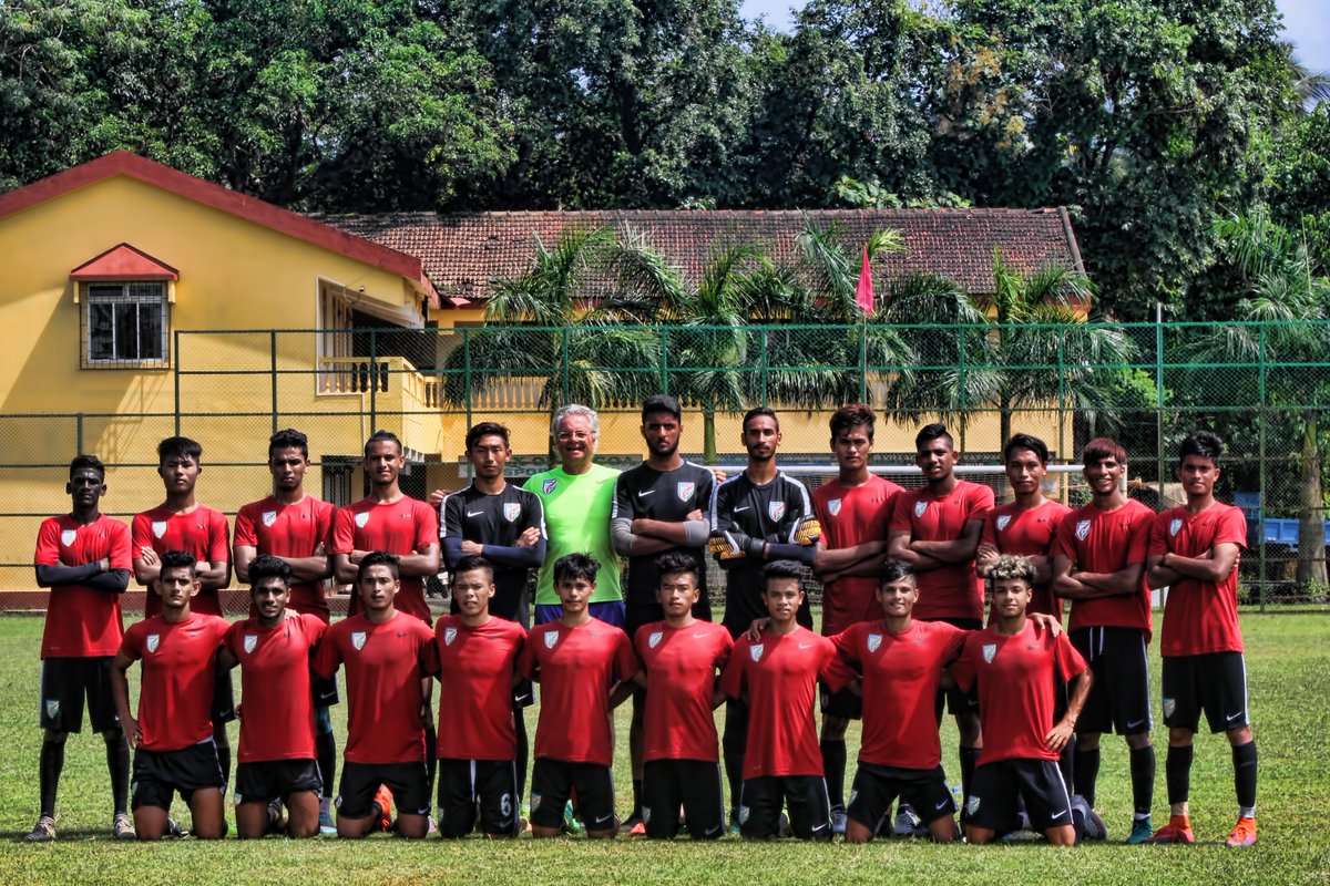 The final 21-member Indian team for the U17 World Cup.