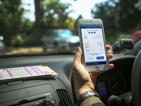 Mobile app Parking.sg