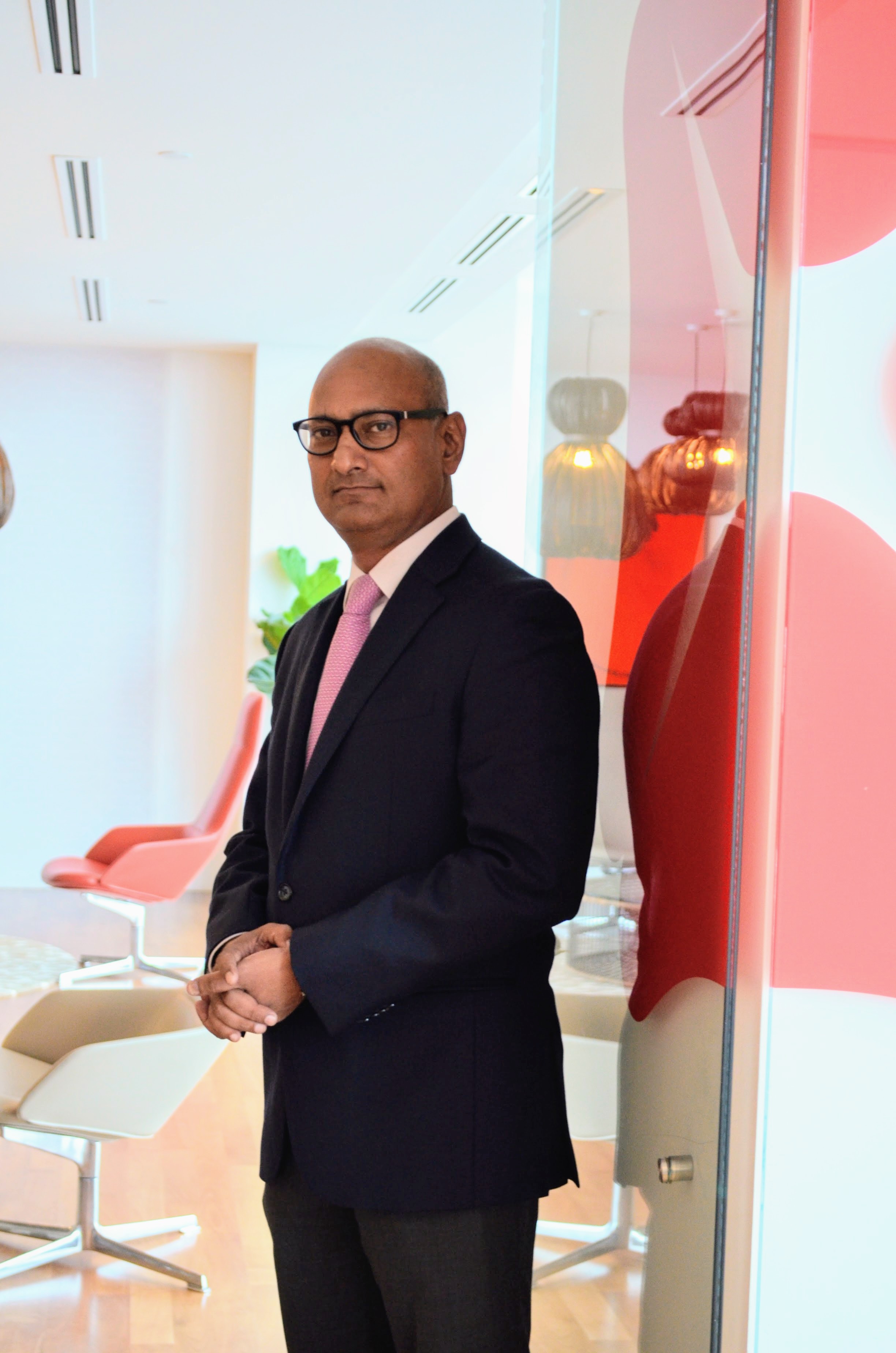 Amit Sinha, Managing Director, Global Head, Telecommunications Media & Technology and Offshore India Business, DBS Bank Photo: Connected to India