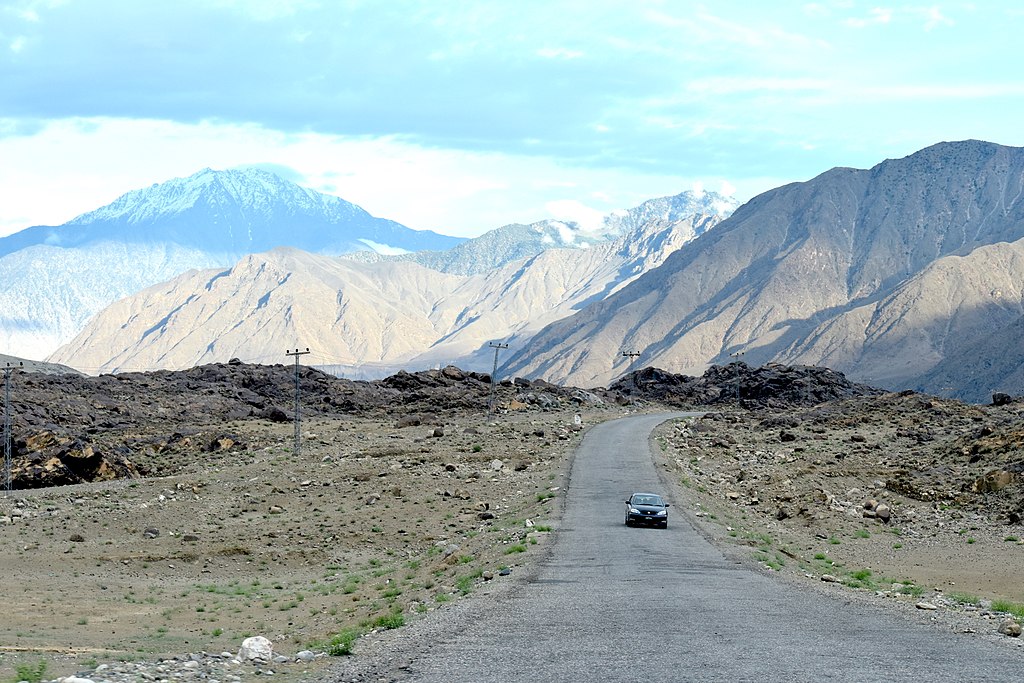 Karakoram Highway, an important part of the CPEC. 