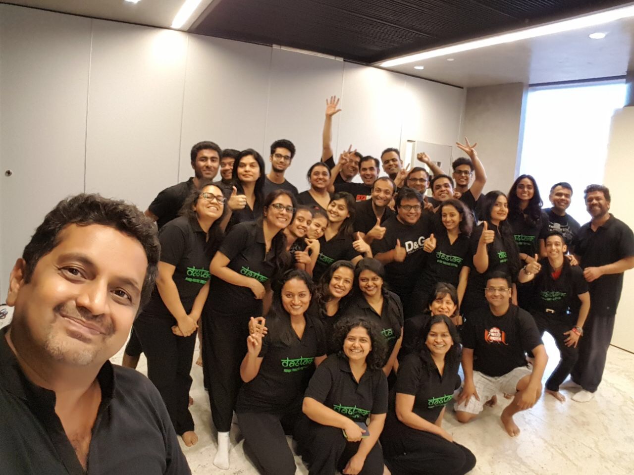 Members of the cast and crew for Dastak 2017.