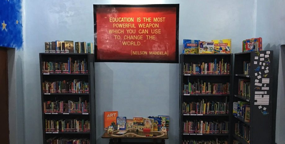 A library has been opened in the school to broaden the educational horizon of the children under 'Project Khwaish'.