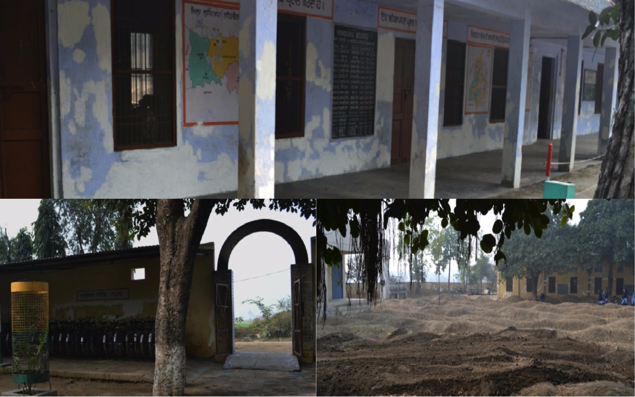 Ghudani Kalan village school was grappling with various problems including flooding of the main assembly area during rainy season. 