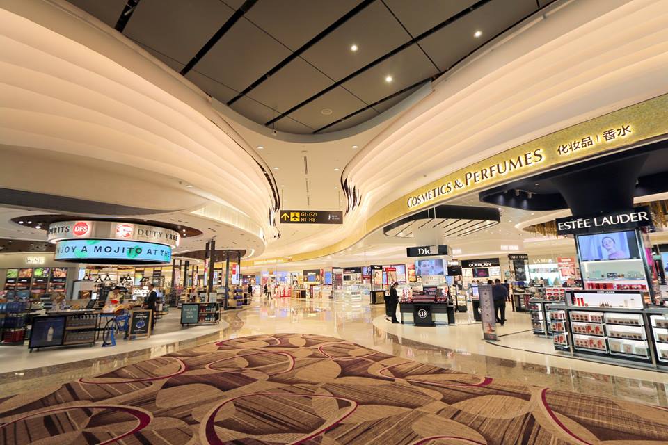 The retail outlets are all stocked up and ready to start operations at the new T4 terminal at Changi Airport. 