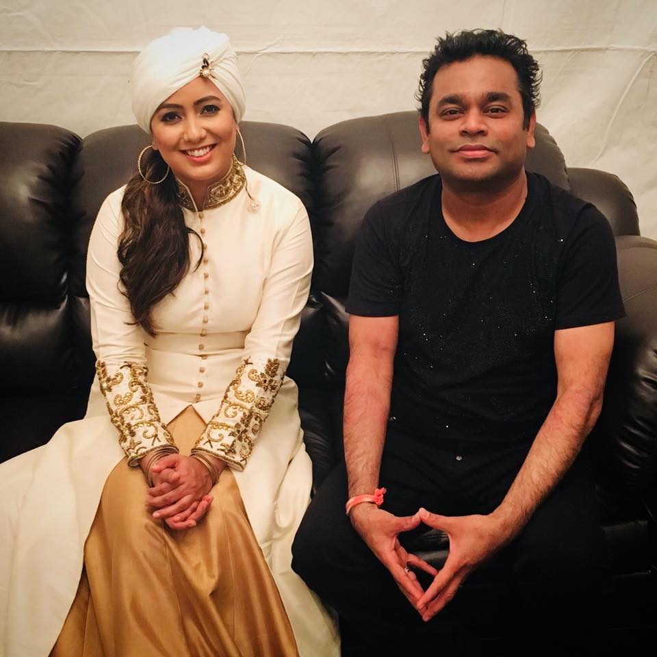 Harshdeep Kaur with legendary AR Rahman