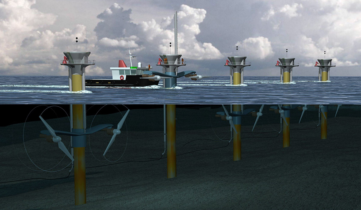A tidal project. 