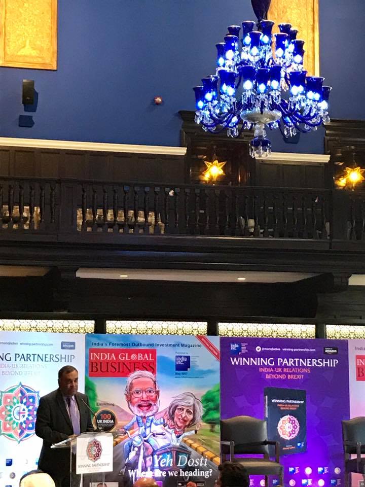 High Commissioner to UK YK Sinha