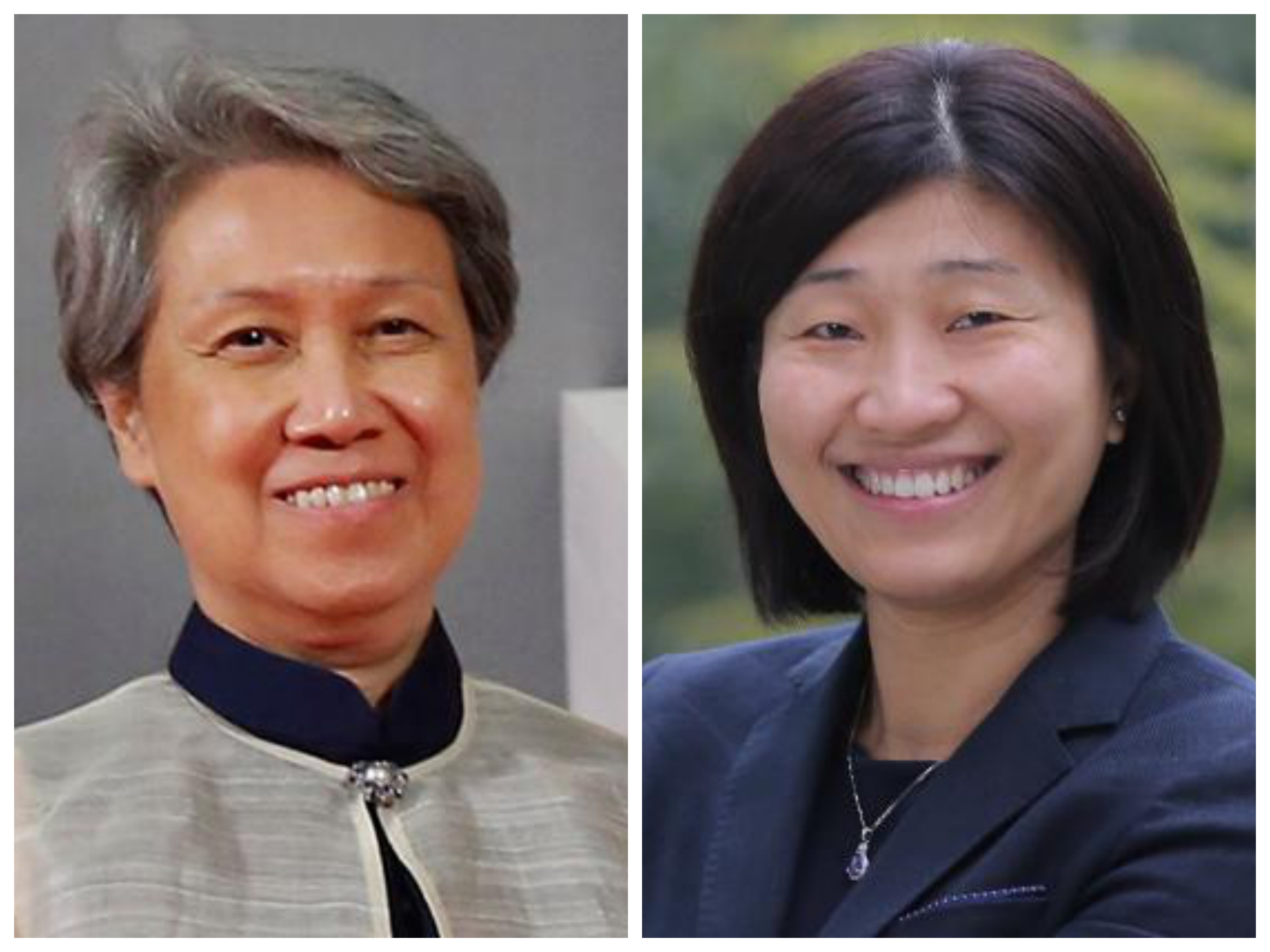 Ho Ching (left) and Jenny Lee.