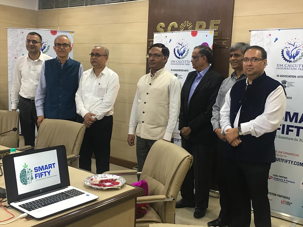 The Smart Fifty initiative being launched in New Delhi.