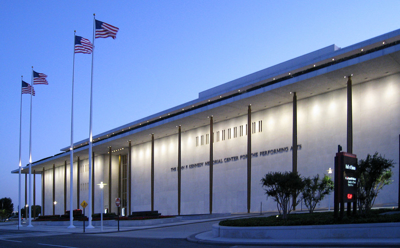 The John F Kennedy Memorial Center for the Performing Arts.