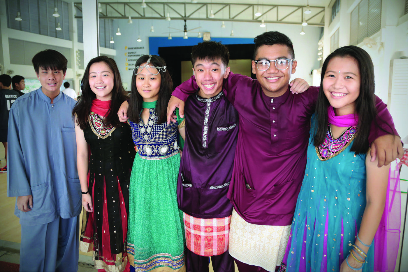 Singapore is a multiracial and multicultural society where people of different races and religions live harmoniously. 