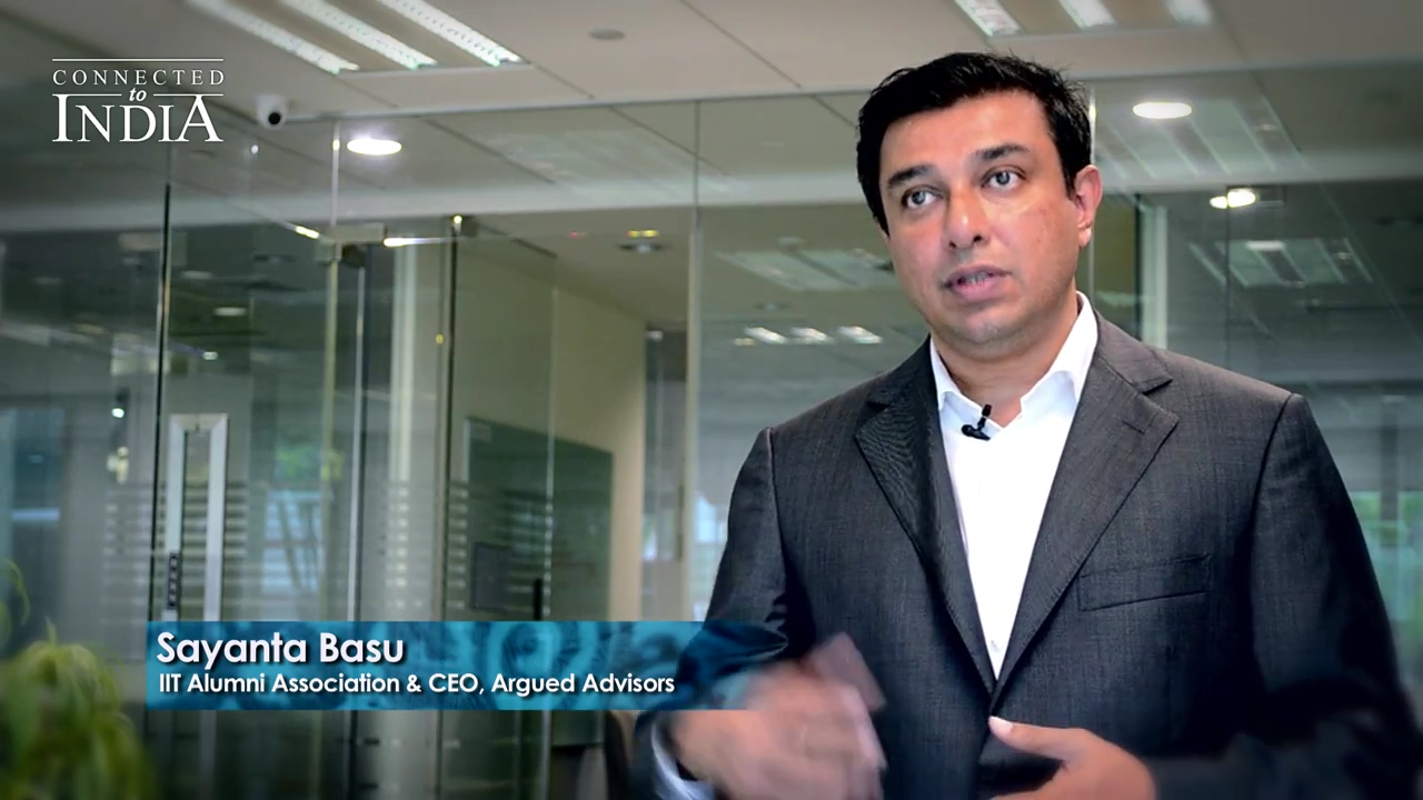 Sayanta Basu, president of IIT alumni association, Singapore. 