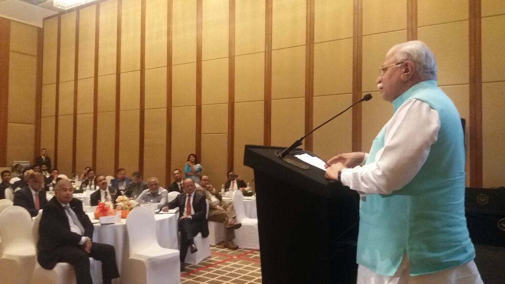 Chief Minister of Haryana Manohar Lal Khattar making pitch for investment in the Haryana during his Dubai tour.