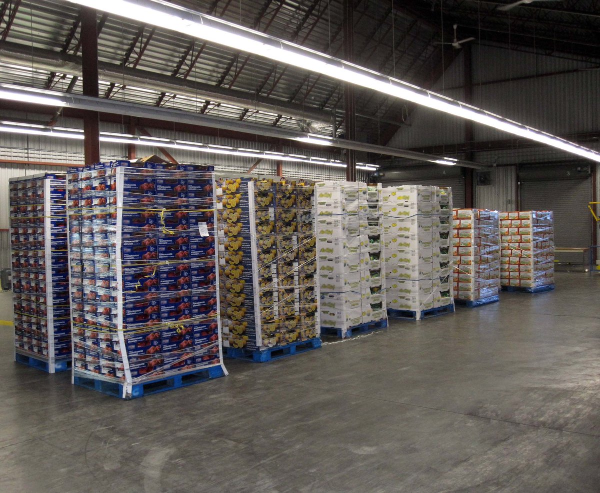 The drugs (shown) were being transported in a semi-truck hauling produce from California and was destined for an Alberta business.