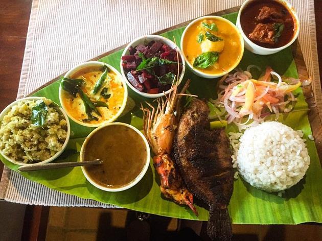 Cooked in coconut oil & starting with a serving of the sweet payasam, the thali is a perfectly balanced meal, with each and every dish reflecting the heritage and culture of the land