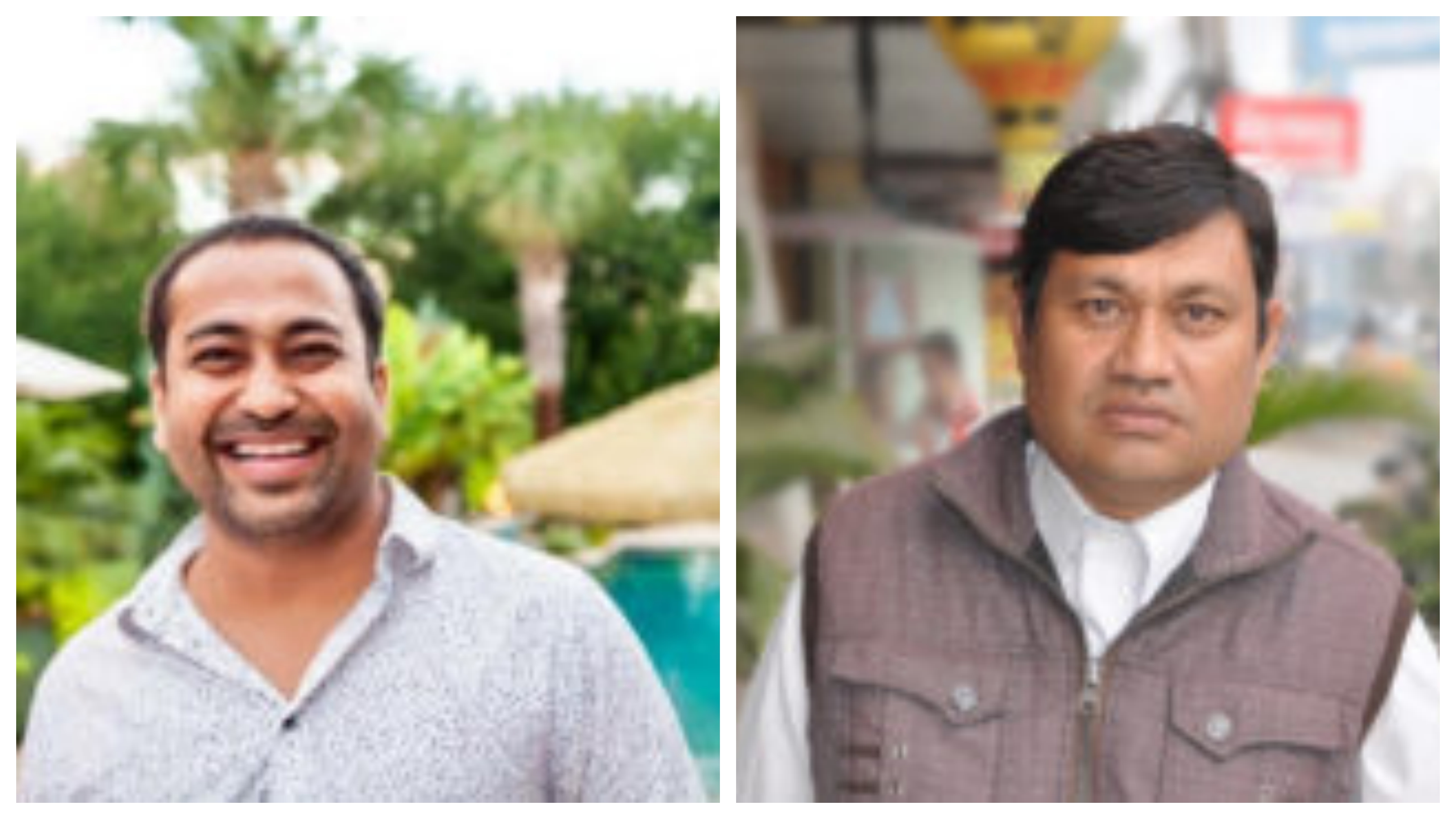 Akash Patel (left) and Pradeep Negi, who are among the 50 nominees for the USD 1 million prize. 