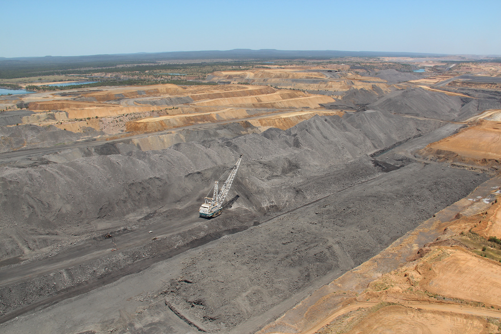 A coal mine in Queensland peak Downs. 