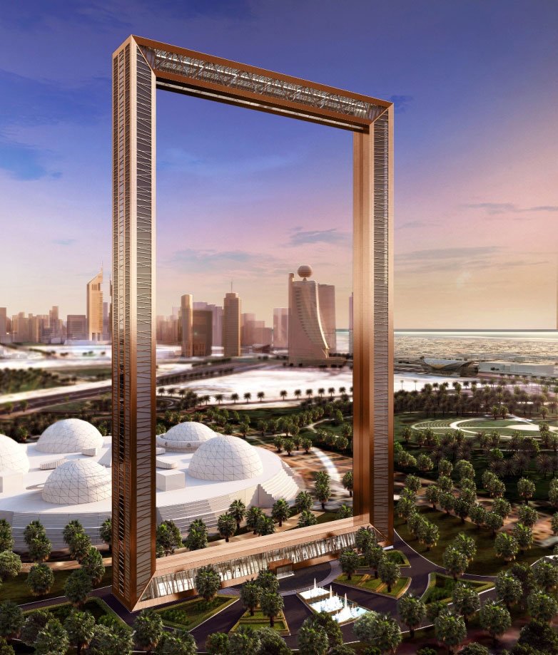 Dubai Frame will be opened to the public from next week.