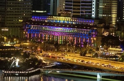 The Fullerton Hotel.
