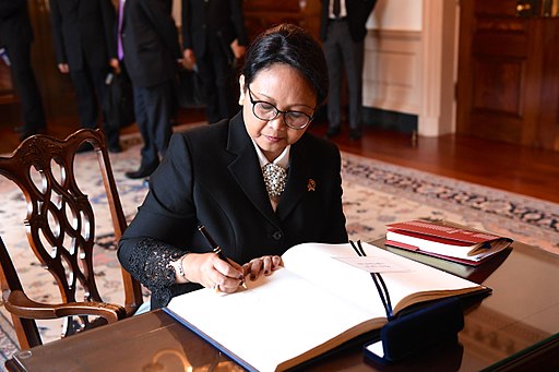 Indonesian Foreign Minister Retno Marsudi will host a banquet in Indian minister Swaraj's honour. Photo courtesy: US Department of State