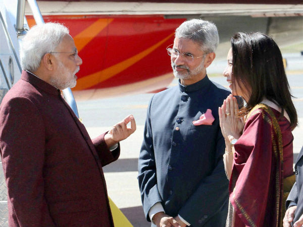 Indian Foreign Secretary S Jaishankar enjoys a close rapport with the Indian Prime Minister Narendra Modi. Photo courtesy: Twitter