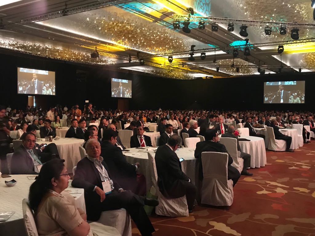 Delegates attending the Pravasi Bharatiya Divas in Singapore.