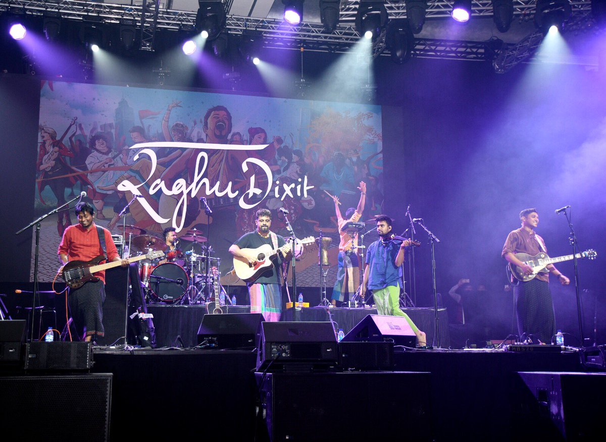Band frontman Raghu Dixit is not afraid to shake it up. The stately Marina Bay Sands Ballroom turned into a club with the audience getting as close to the stage as possible.