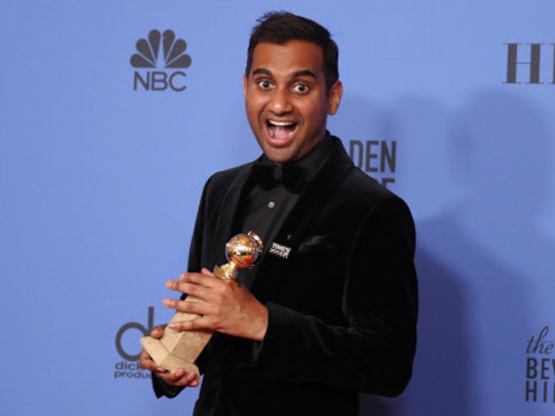 Aziz Ansari won the award for comedy series 'Master of None'. 