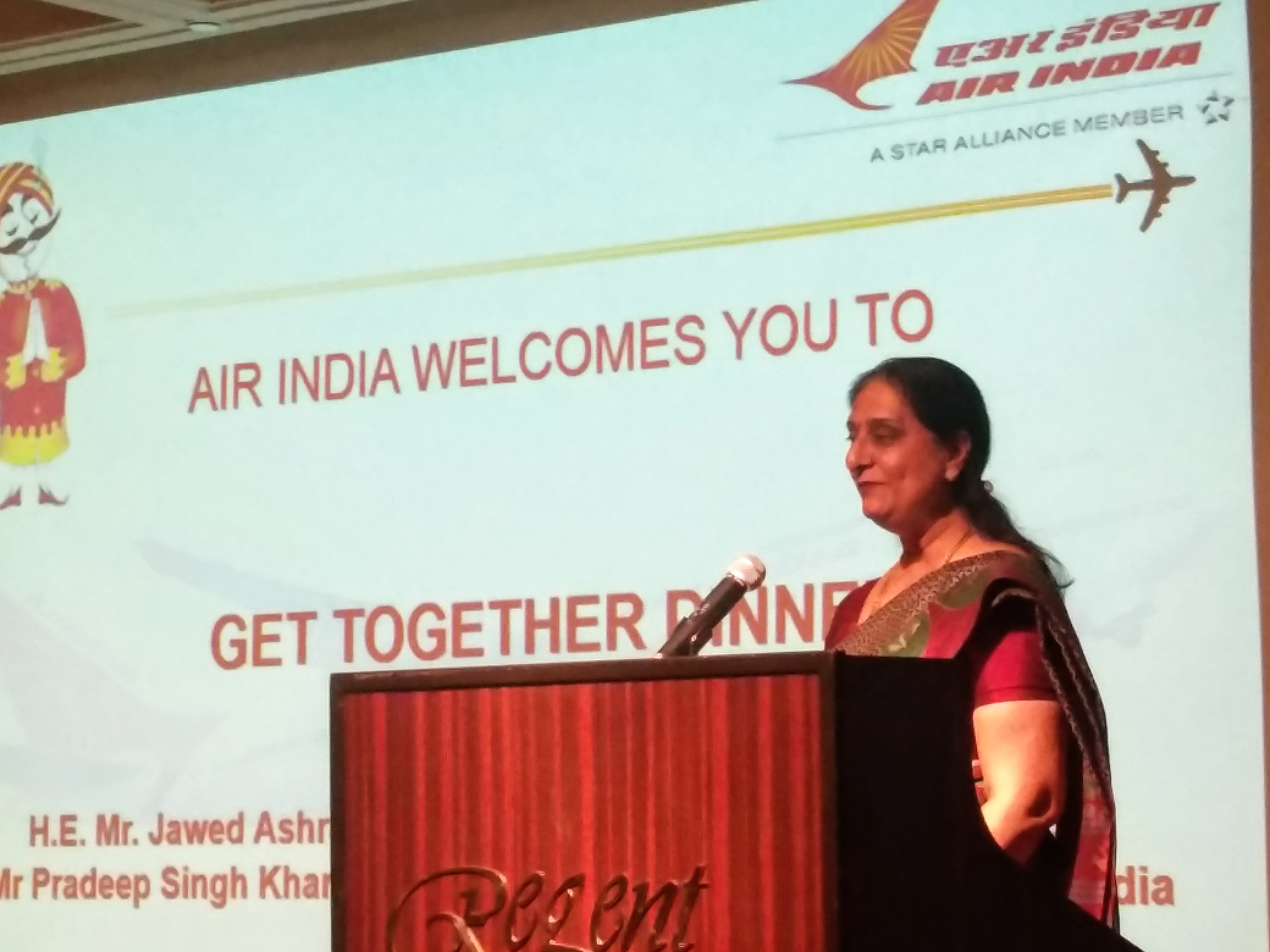 Air India Country Manager, Singapore Sowmya Srinivasan highlighted the efforts of the airline in expanding services to the region. Photo: Connected to India
