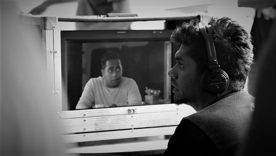 Indian Malaysian director Shanjhey Kumar Perumal during the shoot of his film 'Jagat'. 