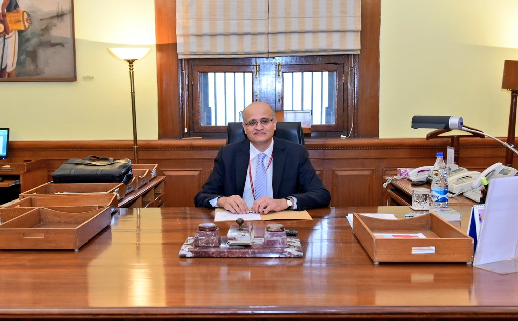 Vijay Gokhale assumes office as new Foreign Secretary at Indian Ministry of External Affairs(Photo courtsey: MEA)