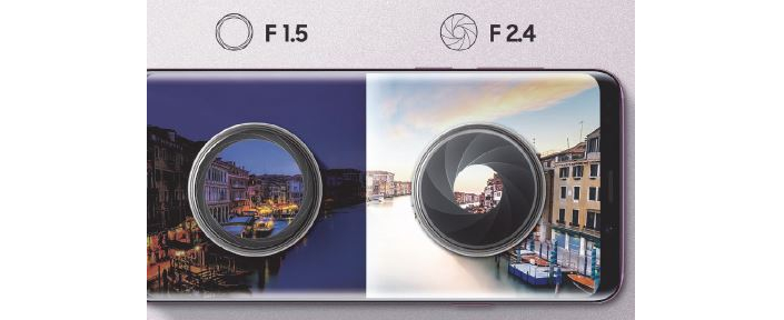 Galaxy S9’s dual aperture camera is designed to adapt to various lighting conditions