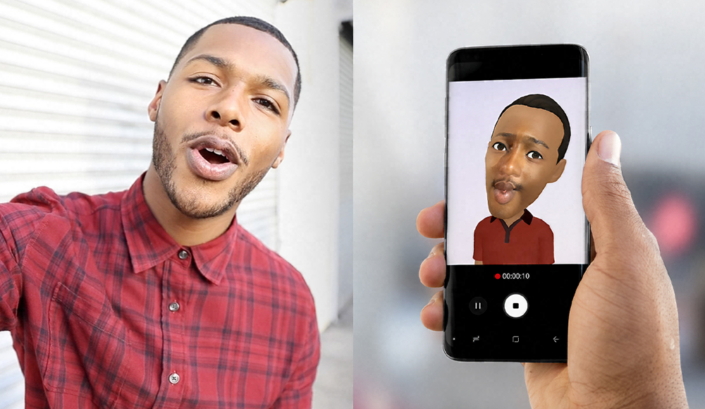 Galaxy S9’s AR Emoji feature offer users a visual communication tool that allows them to express themselves. 