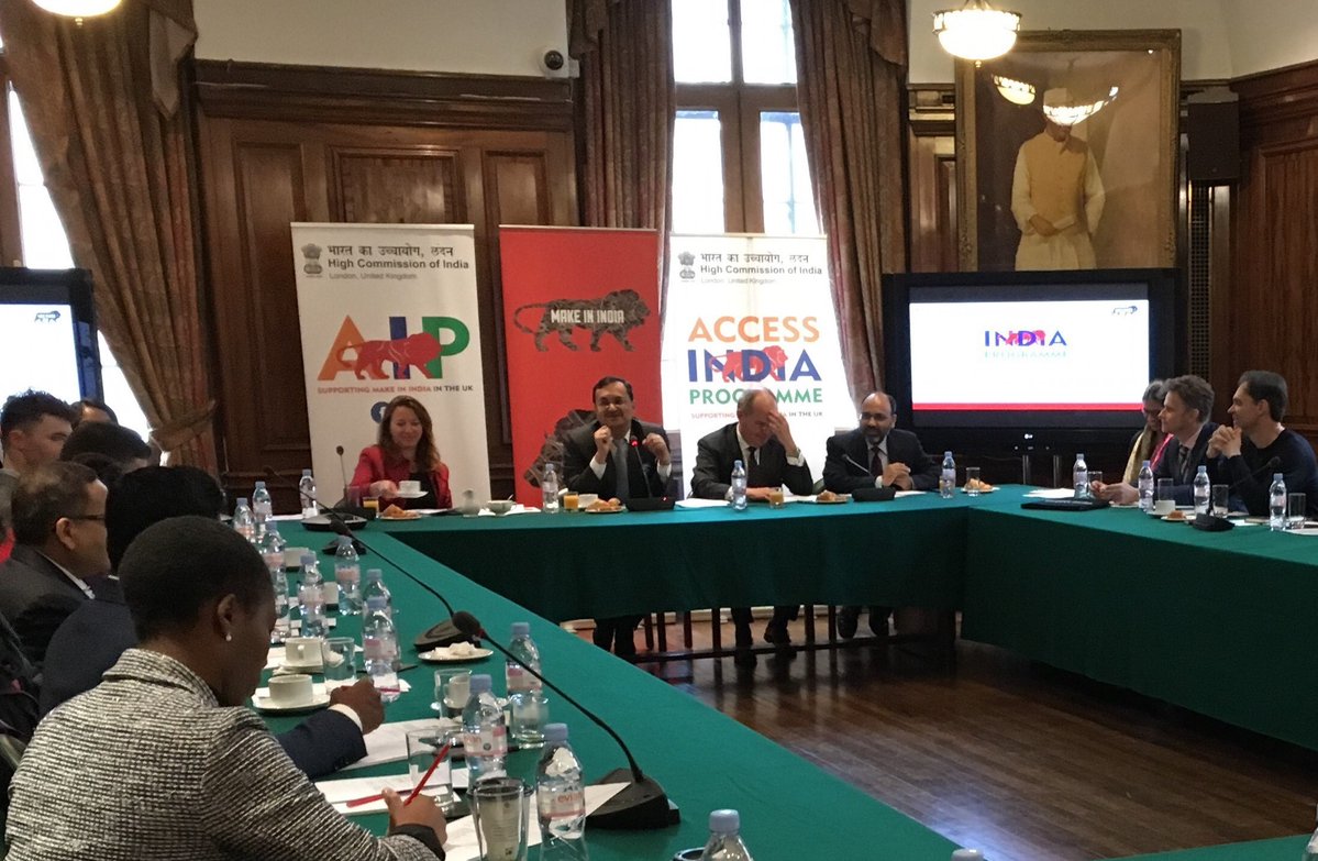 The City of London Corporation's Special Adviser for Asia Sherry Madera chaired a roundtable with UK fintech firms on 21 Febryary at the High Commission of India in London. Photo courtsey: City of London Corporation