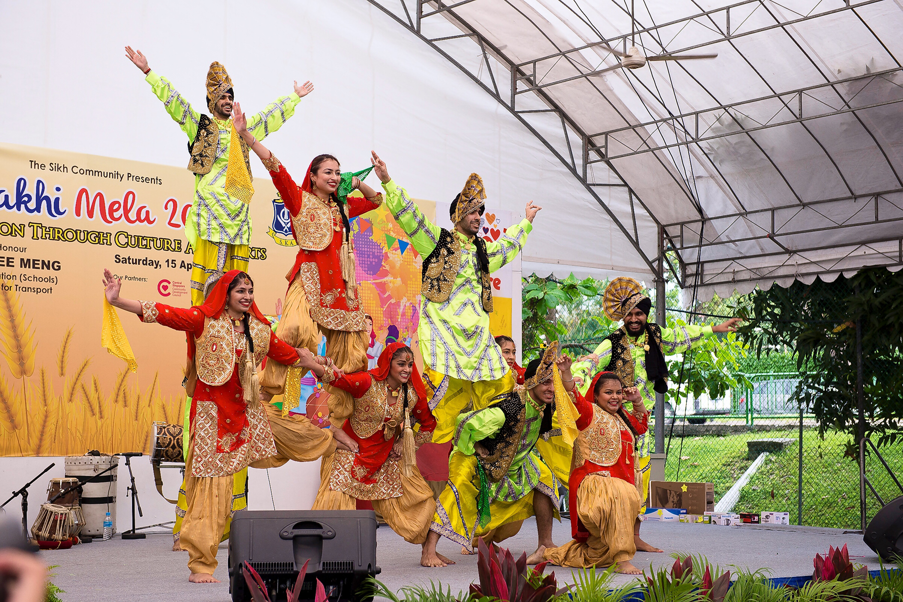 Cultural festivities such a bhangra performace are a prominent feature of the Baisakhi mela. Photo courtesy: SKA