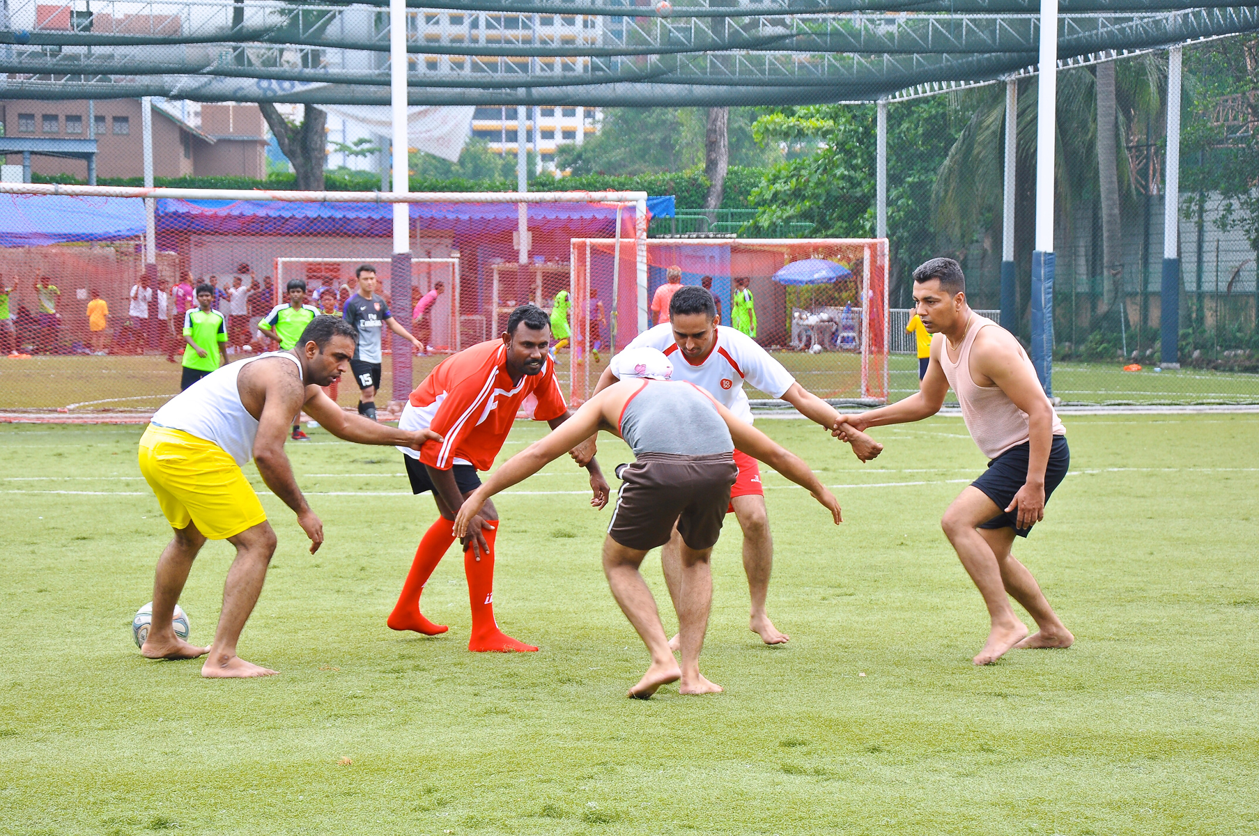 The Baisakhi mela is also a time when an exhibition kabaddi match is organised.
