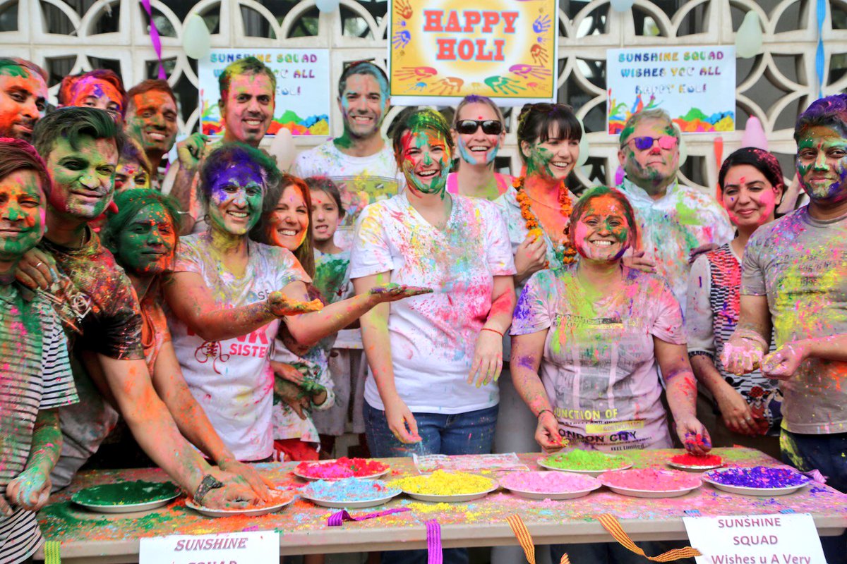 Holi celebrations at the US Embassy in New Delhi. Photo courtesy: MEA