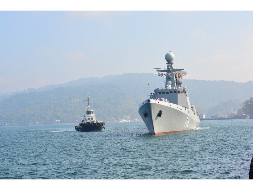 Arrival of foreign warships in PortBlair marks beginning of 10th edition of Milan 2018.