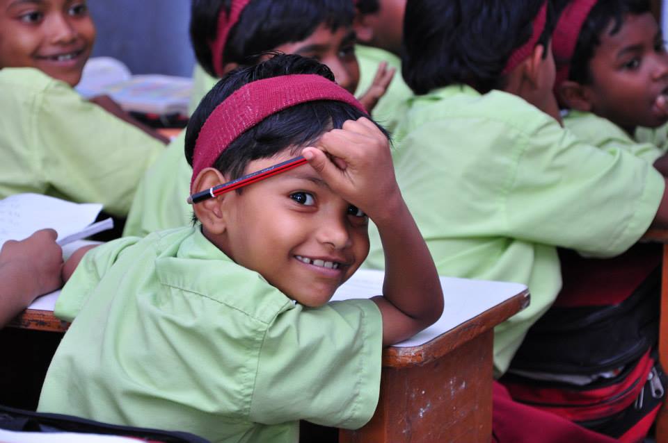 Vinayak Lohani tries to bring smiles on the faces of impoverished children. 