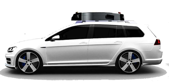 Example of equipment that will be mounted onto vehicle for testing. 