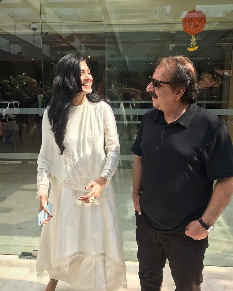 Malavika Mohanan with director Majid Majidi. 