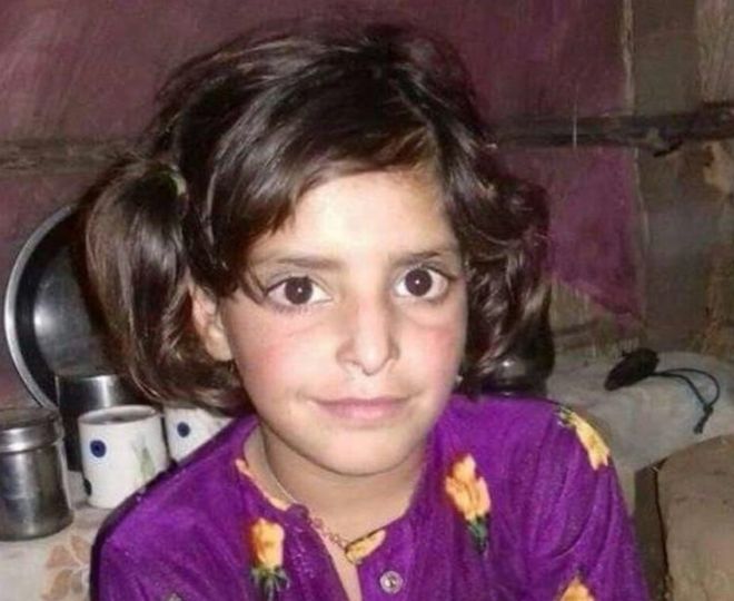 A file photo of 8-year-old Asifa who was gang-raped and murdered in Kathua.