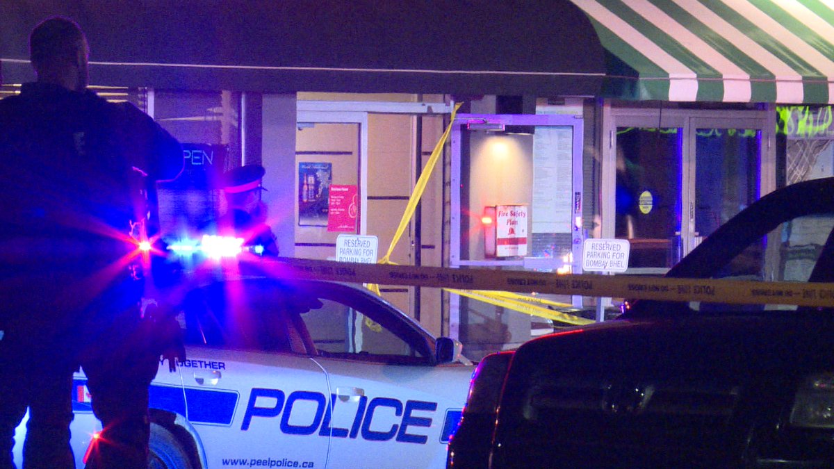 Peel Regional Police said they received a call at just after 10.30pm local time