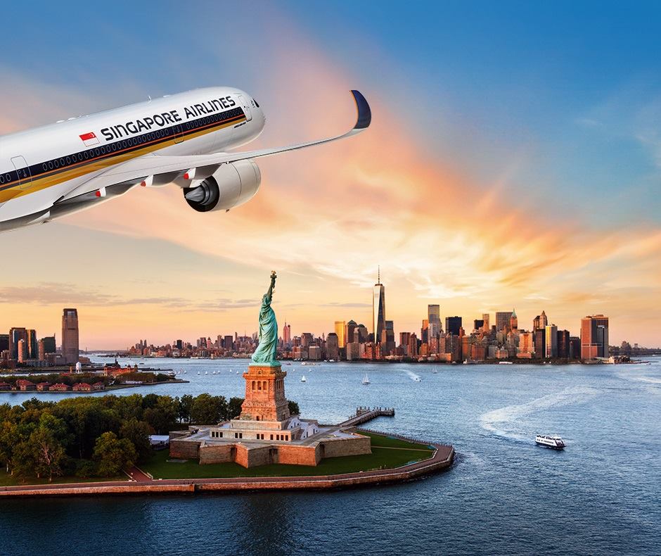 Singapore Airlines will launch the world’s longest commercial flight on October 11 between Singapore and New York. Photo courtesy: Facebook page of SIA