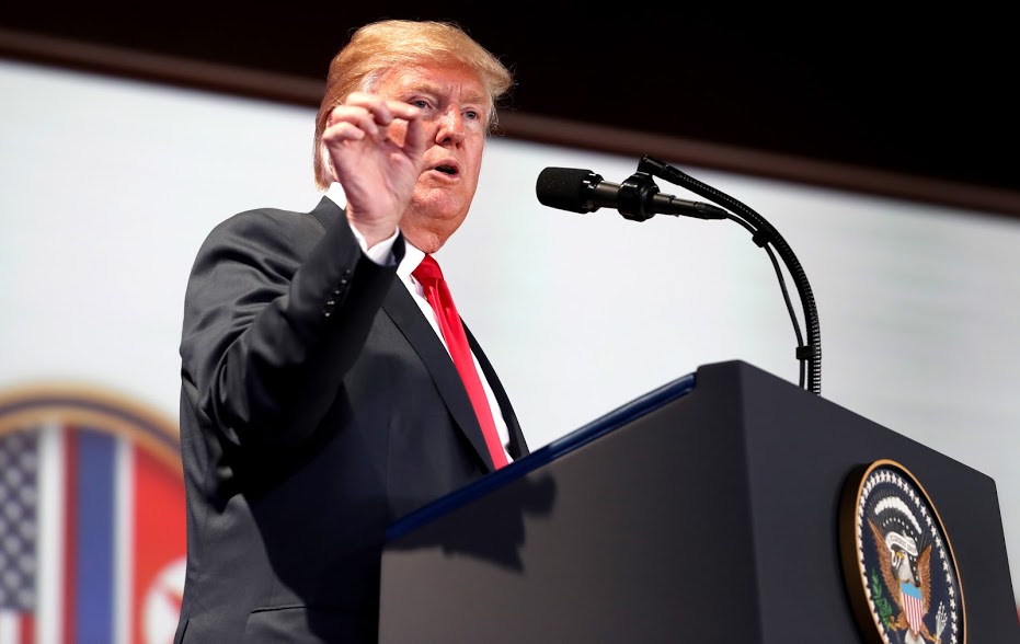 US President Donald Trump asserted that joint statement is unwavering commitment to complete denuclearisation of North Korea. Photo courtesy: Ministry of Communications and Information