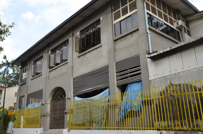 The old building of Gurdwara Sri Guru Singh Sabha of Singapore. 